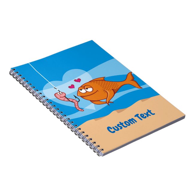 Fish and Bait in Love Notebook (Right Side)