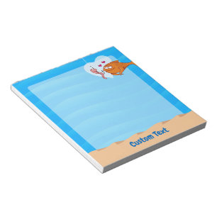 Fish and Bait in Love Notepad