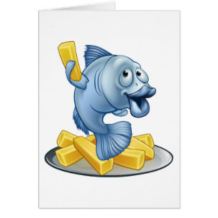 Fish and Chips Cartoon