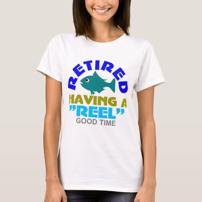 fish and fun retirement T-Shirt (Front)