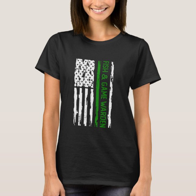 Fish And Game Warden T-Shirt (Front)