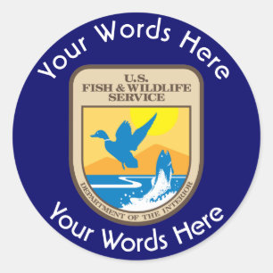 Fish and Wildlife Service Custom Sticker