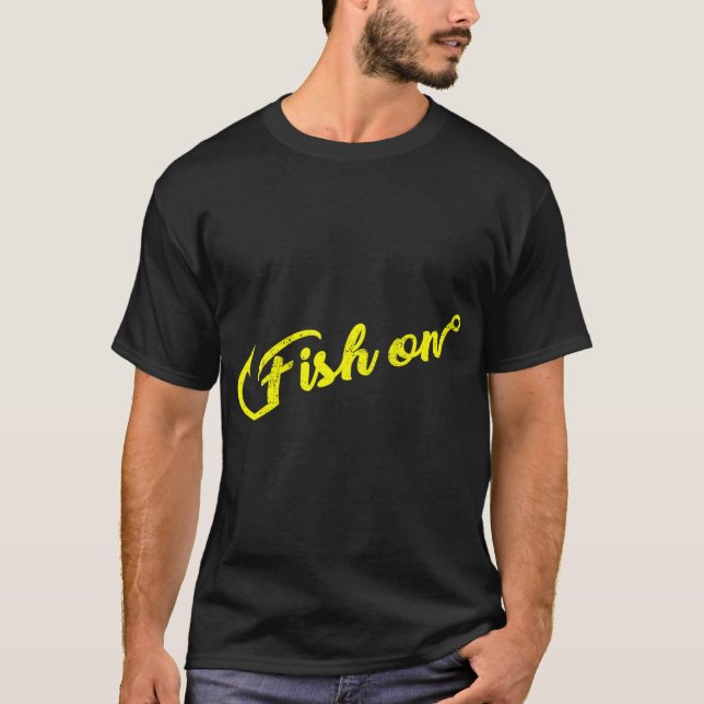 Fish Anglers Gift T-Shirt (Front)