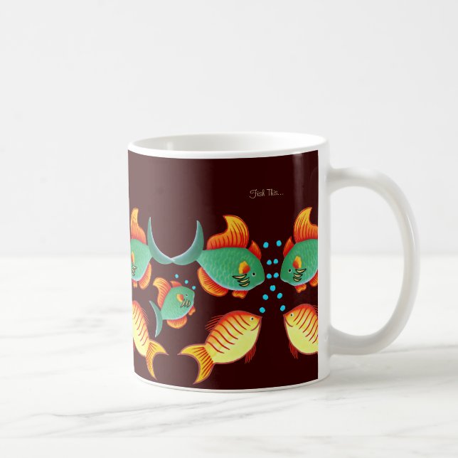 Fish Aquarium Coffee Mug (Right)