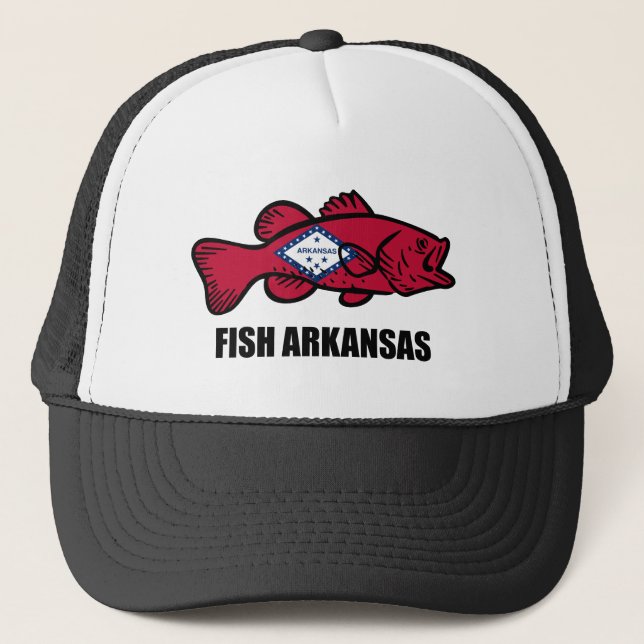 Fish Arkansas Trucker Hat (Front)