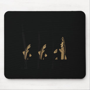 Fish Around And Find Trout Funny Fishing Fishermen Mouse Pad