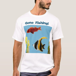 Fish Art Blue Sea T-Shirt