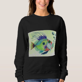 Fish Art By Sharon Cummings Sweatshirt
