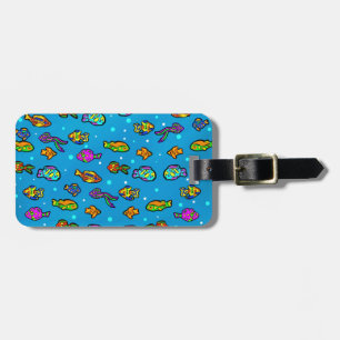 Fish Art Luggage Tag