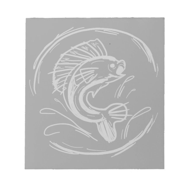 Fish art notepad (Front)