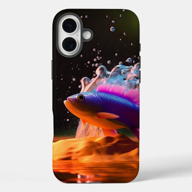 Fish Art Phone Case (Back)