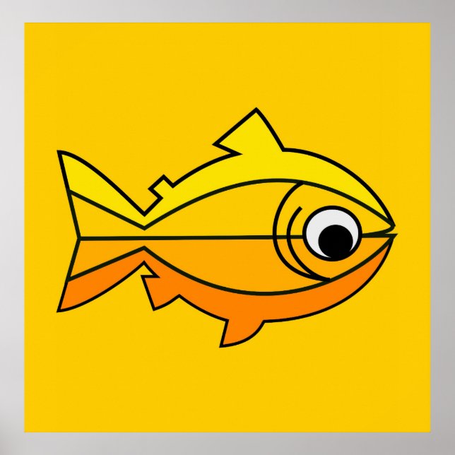 Fish as symbol of Christianity Poster (Front)