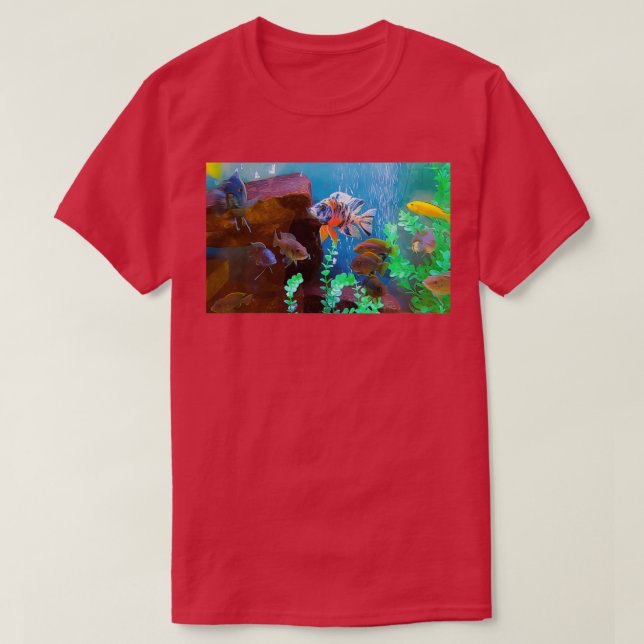Fish At Manly Manor T-Shirt (Design Front)