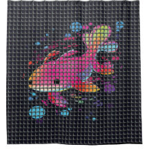 Fish Behind Net Illustration