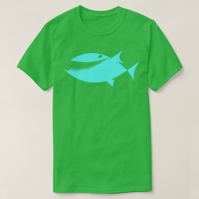 Fish blue T-Shirt (Design Front)