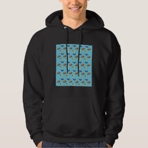 Fish Blue Tang And Rabbit Fish Active Hoodie