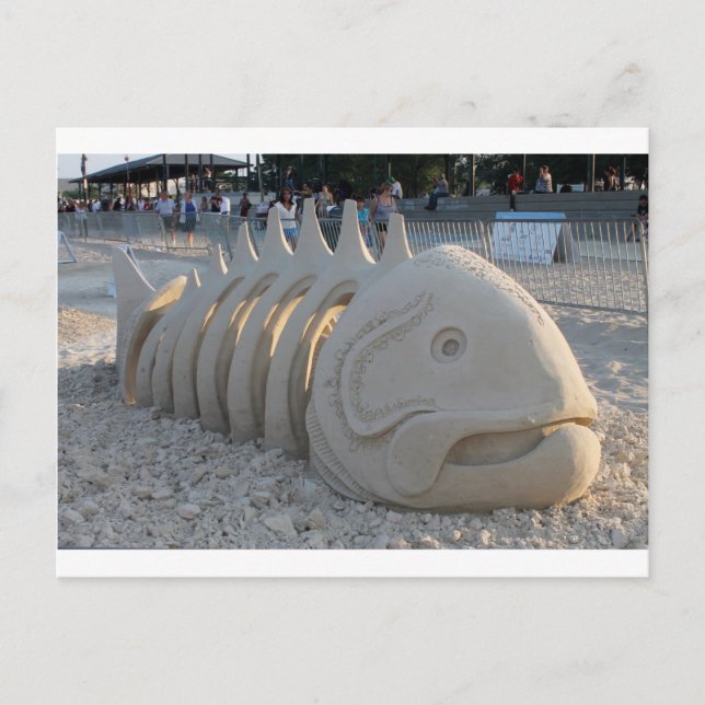 Fish Bone Postcard (Front)