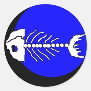 Fish Bones Sticker