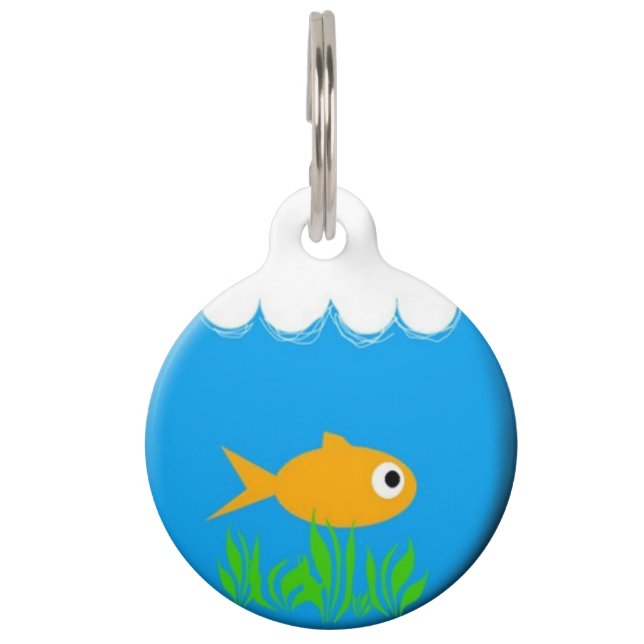 Fish Bowl Pet ID Tag (Front)