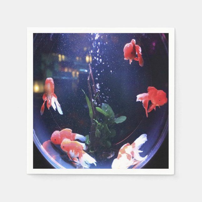 Fish bowl photo napkin (Front)