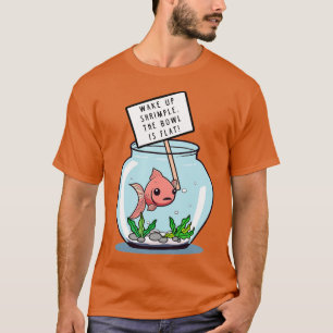 Fish Bowl Pun Dad Joke Men Women Funny Graphic T-Shirt