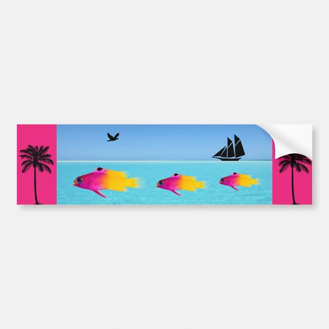 Fish Bumper Sticker (Front)