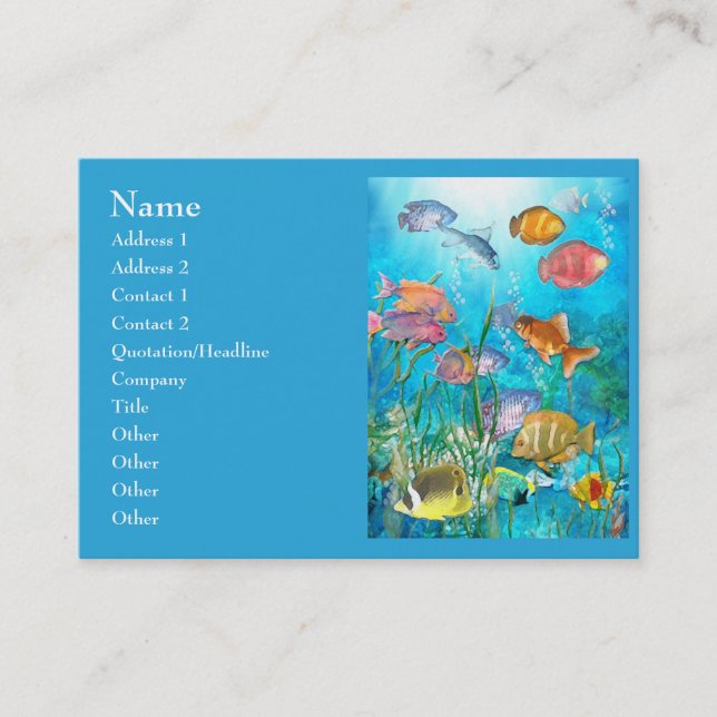 Fish Business Card (Front)