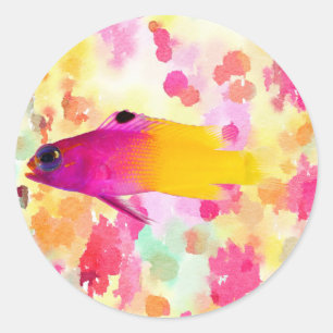 Fish Classic Round Sticker