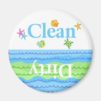 Fish Clean Dirty Dishwasher Magnet