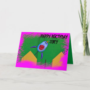 Fish close up Birthday Card DAY CARD