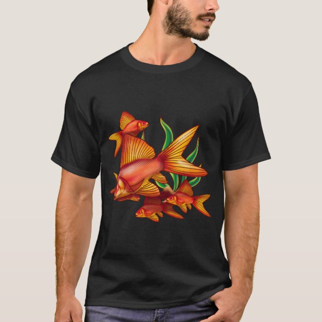 Fish Colonies Illustration T-Shirt (Front)
