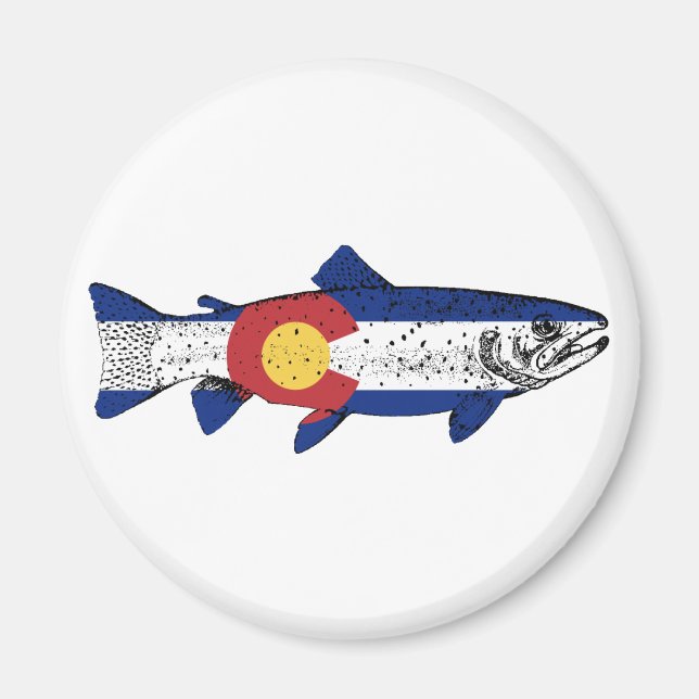 Fish Colorado Magnet (Front)
