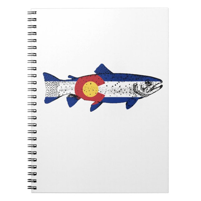 Fish Colorado Spiral Notebook (Front)