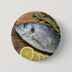 Fish Dorado 6 Cm Round Badge