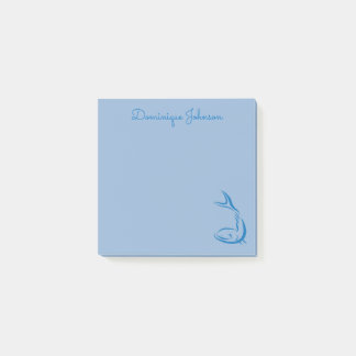 Fish Drawing Personalised Post-It® Notes