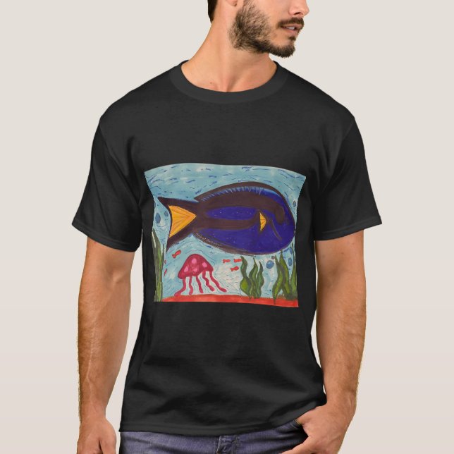 Fish Drawing T-Shirt (Front)