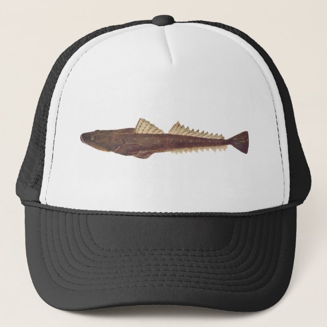 Fish - Dusky Flathead - Platycephalus fuscus Trucker Hat (Front)