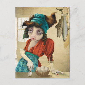 Fish&egg Postcard