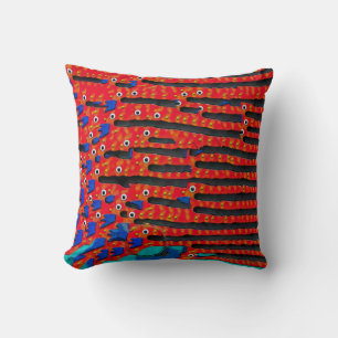 Fish Eye Abstract   Cushion
