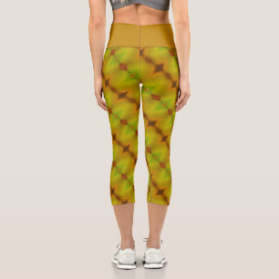 fish eye capri leggings