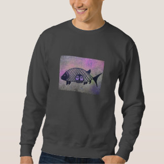 fish face sweatshirt