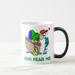Fish Fear Me Funny Fishing Mug