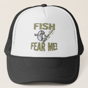 Fish Fear Me T-shirts and Gifts Trucker Hat