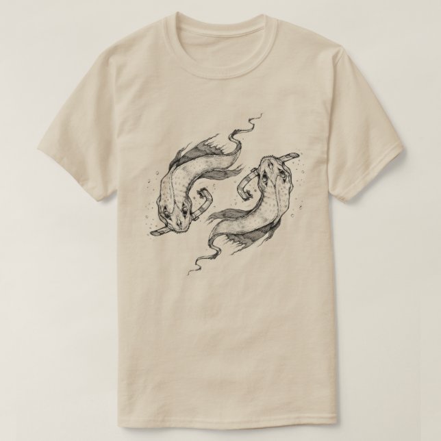 Fish & Fear. T-Shirt (Design Front)