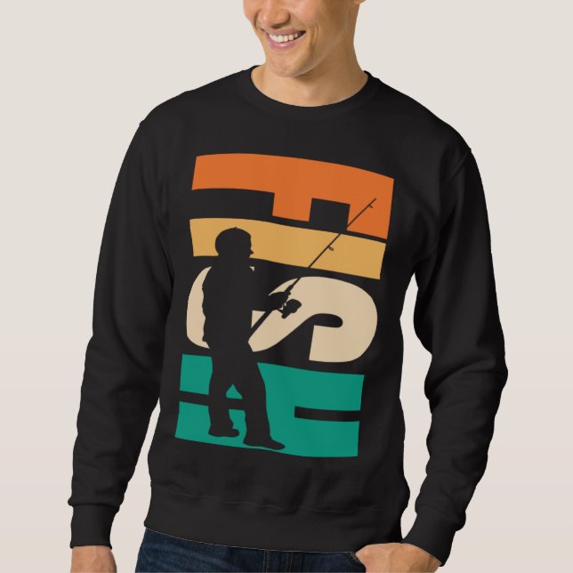 FISH Fisher silhouette Sweatshirt (Front)