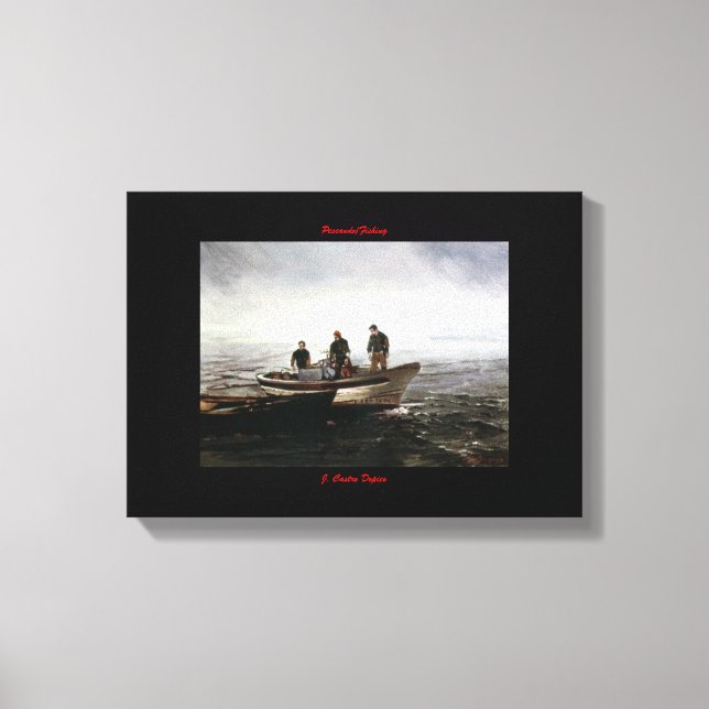 Fish/Fishing Canvas Print (Front)