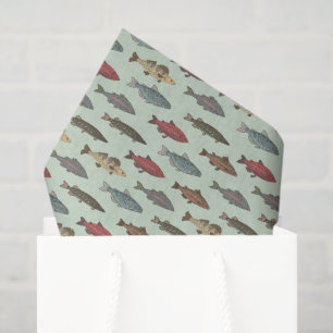 Fish Fishing Decoupage Tissue Paper