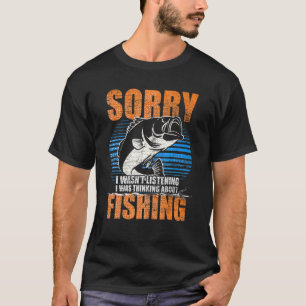 Fish Fishing Hobby Fishermen Fathers Day Fishing T-Shirt