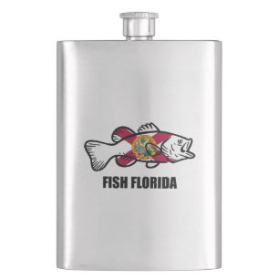 Fish Florida Hip Flask