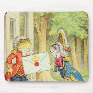 Fish-Footman Delivering an Invitation to a Mouse Pad